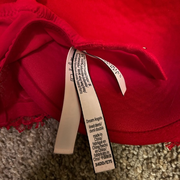 Red Dream Angels Lined Demi & Blue Lined Semi - Picture 3 of 8